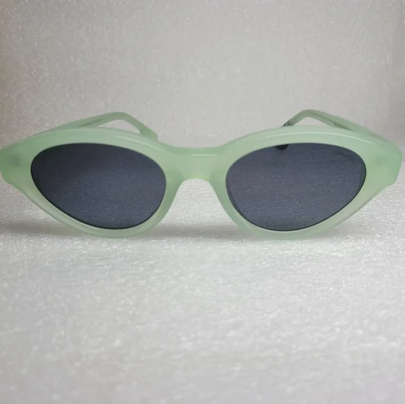 Komono Sunglasses Cateye Clear Green Cat2 Glamour Thick Rim Cat Green Sunglasses for Women for sale | eBay main image 3